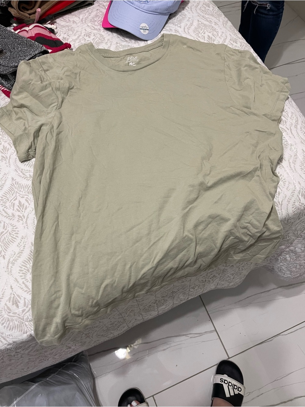 J. Crew Men's Crew Neck Tee in Light Sage